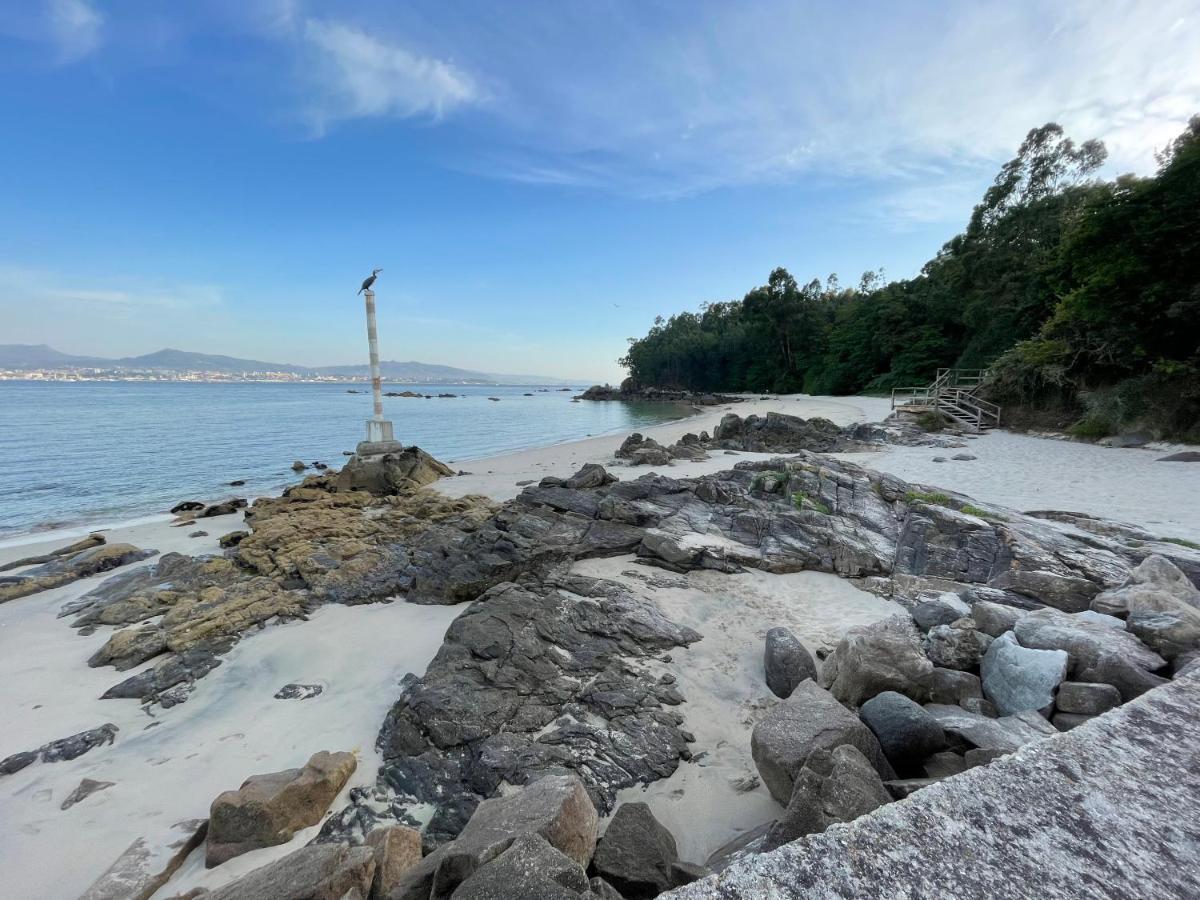 Atico En Moana- Playa A Xunqueira, A 15 Min De Vigo Apartment Exterior foto