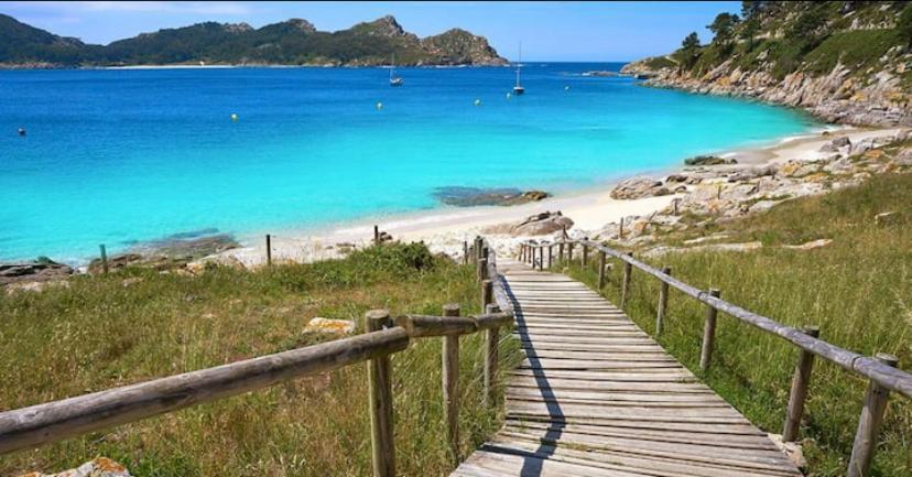 Atico En Moana- Playa A Xunqueira, A 15 Min De Vigo Apartment Exterior foto
